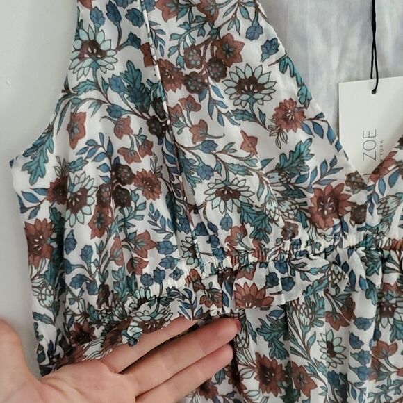 Rachel Zoe Floral Cotton Maxi Dress - Picture 10 of 16